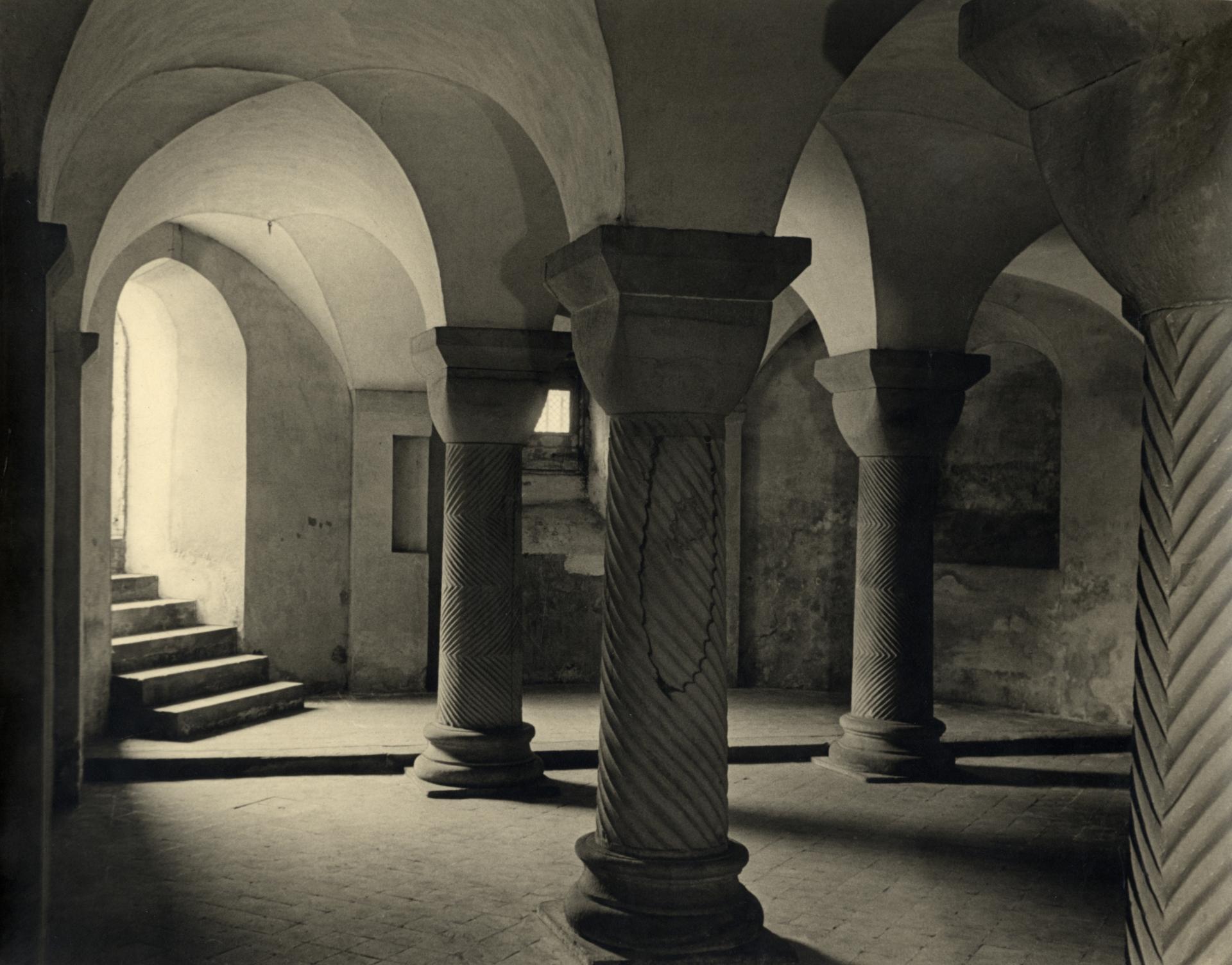 De crypte van de Pieterskerk