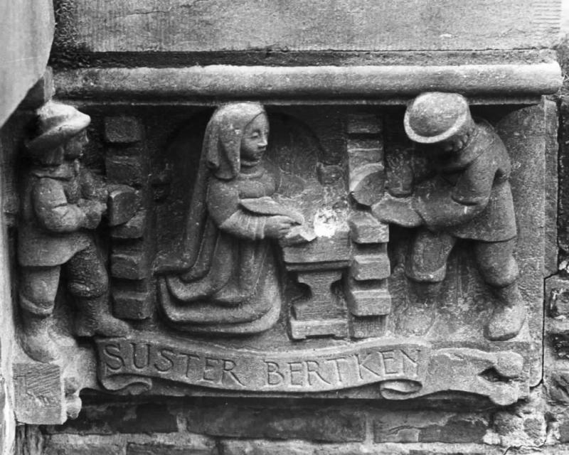 Gedenksteen voor Suster Bertken
